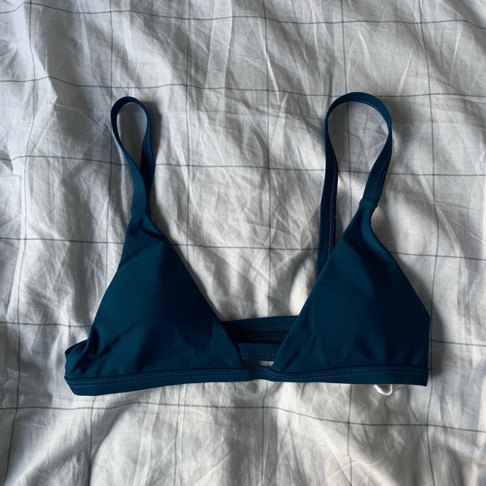 Zaful Blue Bikini Top